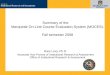Marquette University Office of Institutional Research & Assessment (OIRA) Summary of the Marquette On-Line Course Evaluation System (MOCES): Fall semester