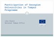 Lika Glonti National Tempus Office Participation of Georgian Universities in Tempus Programme