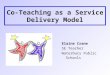 Co-Teaching as a Service Delivery Model Elaine Crane SE Teacher Waterbury Public Schools