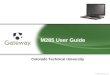 © 2005 Gateway, Inc. M285 User Guide Colorado Technical University