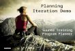 Planning Iteration Demo Suunto Training Program Planner