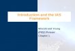 Introduction and the IAS Framework Wiecek and Young IFRS Primer Chapter 1