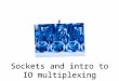 Sockets and intro to IO multiplexing. Goals We are going to study sockets programming as means to introduce IO multiplexing problem. We will revisit socket