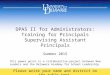 DPAS II for Administrators: Training for Principals Supervising Assistant Principals Summer 2015 This power point is a collaborative project between New