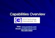 Capabilities Overview Web:  Email: gca@gcatech.comgca@gcatech.com 781-829-6560