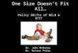 One Size Doesn’t Fit All… Policy Shifts of NCLB & RTTT Dr. John McKenna Dr. Walter Polka