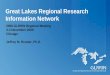 Great Lakes Regional Research Information Network 2009 GLRRIN Regional Meeting 3-4 November 2009 Chicago Jeffrey M. Reutter, Ph.D