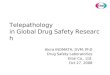 Telepathology in Global Drug Safety Research Akira INOMATA, DVM, PhD Drug Safety Laboratories Eisai Co., Ltd. Oct 27, 2008