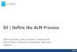 03 | Define the ALM Process Anthony Borton | ALM Consultant, Enhance ALM Steven Borg | Co-founder & Strategist, Northwest Cadence