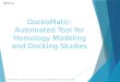 DockoMatic: Automated Tool for Homology Modeling and Docking Studies DOCKOMATIC-Student Procedure-Homology Modeling & Molecular Docking Tutorial