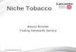 Niche Tobacco Steven Brimble Trading Standards Service