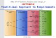 1 ITEC 3010 “Systems Analysis and Design, I” LECTURE 6: Traditional Approach to Requirements [Prof. Peter Khaiter]
