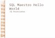 SQL Maestro Hello World IQ Associates. Contents Initial setup Hello World