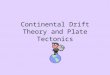 Continental Drift Theory and Plate Tectonics. Continental Drift Theory Proposed in 1912 by ___________? Theory - 200 million years ago the Earth was