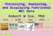 Processing, Analyzing, and Displaying Functional MRI Data Robert W Cox, PhD SSCC / NIMH / NIH / DHHS / USA / EARTH BRCP Hawaii 2004