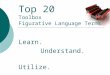 Top 20 Toolbox Figurative Language Terms Learn. Understand. Utilize