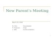1 New Parent’s Meeting March 25, 2003 M. Glor Scoutmaster P. Petersen Chair L. Ellis Communications