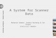 A System for Scanner Data Muhanad Sammar, Anders Norberg & Can Tongur Statistics Sweden