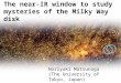 The near-IR window to study mysteries of the Milky Way disk Noriyuki Matsunaga (The University of Tokyo, Japan)