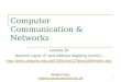 1 Computer Communication & Networks Lecture 20 Network Layer: IP and Address Mapping (contd.)  Waleed