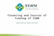Financing and Sources of Funding of SSWM Robert Gensch, Xavier University
