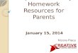 Nicora Placa January 15, 2014 Helpful Elementary Homework Resources for Parents