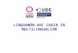 LINGUAMÓN-UOC CHAIR IN MULTILINGUALISM. (a) UOC: A university founded in 1995, based on an internet platform, eLearning philosophy.  (b) Casa