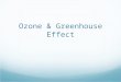Ozone & Greenhouse Effect. What is Ozone? Ozone is a molecule that occurs in the Stratosphere Ozone absorbs harmful UV rays from the sun O 3 + uv O 2