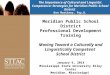 The Importance of Cultural and Linguistic Competence: Strategies for Meridian Public School District Ken Martinez, Psy.D. Karen Francis, Ph.D. Meridian