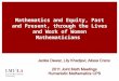 Mathematics and Equity, Past and Present, through the Lives and Work of Women Mathematicians