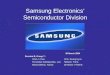 Samsung Electronics’ Semiconductor Division 30 March 2004 30 March 2004 Session B, Group 7: Chen, I Chun Choi, Seung Hyun Chen, I Chun Choi, Seung Hyun