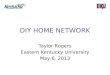 DIY HOME NETWORK Taylor Rogers Eastern Kentucky University May 6, 2013