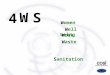 Women Well being Work Waste Sanitation S W 4. An action research  On alternative strategies of environmental sanitation and waste management  For improved