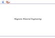 Magnetic Material Engineering. Chapter 6: Applications in Medical and Biology Magnetic Material Engineering