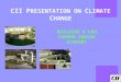 CII P RESENTATION ON C LIMATE C HANGE BUILDING A LOW CARBON INDIAN ECONOMY