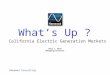 Henwood Consulting What’s Up ? California Electric Generation Markets Gary L. Hunt Managing Director