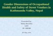Gender Dimensions of Occupational Health and Safety of Street Vendors in Kathmandu Valley, Nepal Presented by: Abina Shrestha GDS ID: 109588 16 th May,