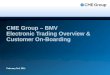 CME Group – BMV Electronic Trading Overview & Customer On-Boarding February 3rd, 2011