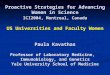 Proactive Strategies for Advancing Women in Science ICI2004, Montreal, Canada US Universities and Faculty Women Paula Kavathas Professor of Laboratory