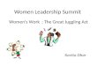 Women Leadership Summit Women's Work : The Great Juggling Act Kavita Dhar