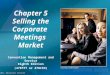© 2011, Educational Institute Chapter 5 Selling the Corporate Meetings Market Convention Management and Service Eighth Edition (478TXT or 478CIN) Courtesy