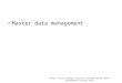 Master data management 