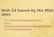 Unit 33 Saved by His Mistakes Part I Listening & Speaking ActivitiesListening & Speaking Activities Part II Reading Comprehension & Language ActivitiesReading