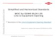 Personal Safety Expertise Center DOW RESTRICTED - For internal use only Simplified and Harmonized Standards MOC for ODMS 06.05 L3S Line & Equipment Opening