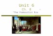 Unit 6 Ch. 8 “The Federalist Era”. I. The First President April 30, 1789, George Washington took the oath of office as first president of the United States