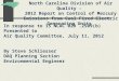 North Carolina Division of Air Quality - 2012 Report on Control of Mercury Emissions from Coal-Fired Electric Generating Units In response to 15 NCAC 02D.2509(b)