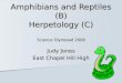 Amphibians and Reptiles (B) Herpetology (C) Science Olympiad 2008 Judy Jones East Chapel Hill High