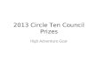 2013 Circle Ten Council Prizes High Adventure Gear