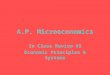A.P. Microeconomics In Class Review #1 Economic Principles & Systems