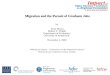 Migration and the Pursuit of Graduate Jobs Migration and the Pursuit of Graduate Jobs by Irene Mosca Robert E. Wright Department of Economics University